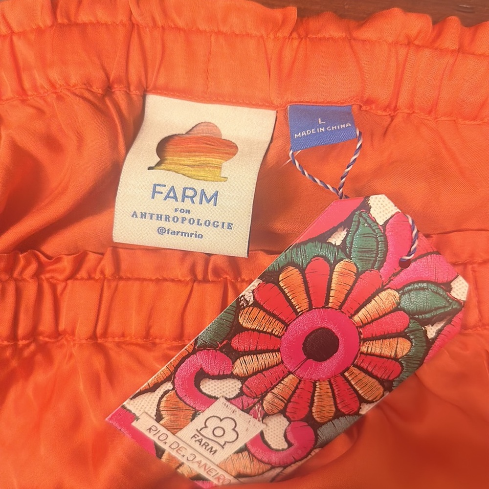 Farm Rio One Shoulder Jumpsuit in Orange NEW - Picture 14 of 14